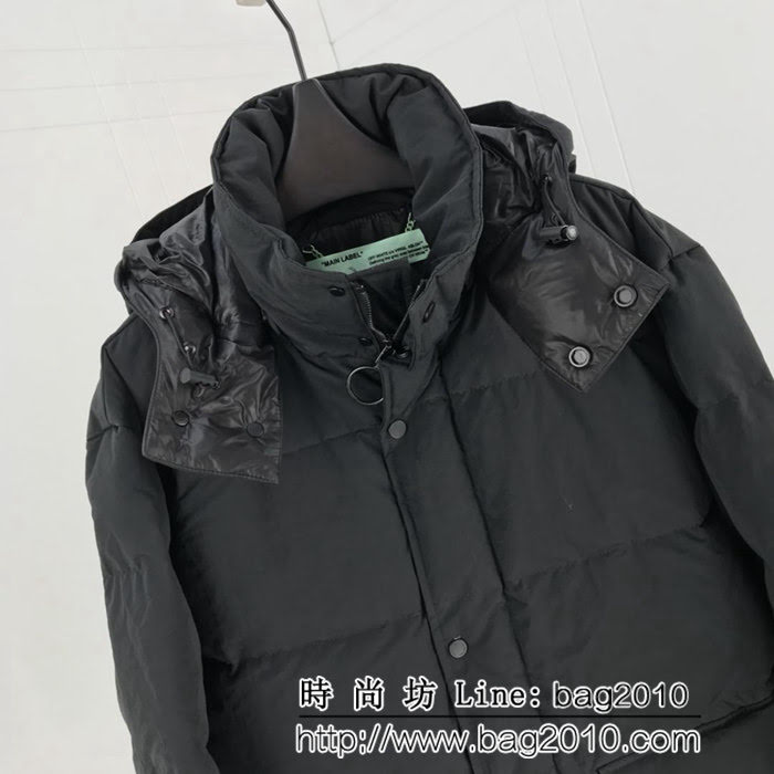OFF-WHITE 迷彩河豚印花 時尚迷彩羽絨 男款夾克  ydi1698